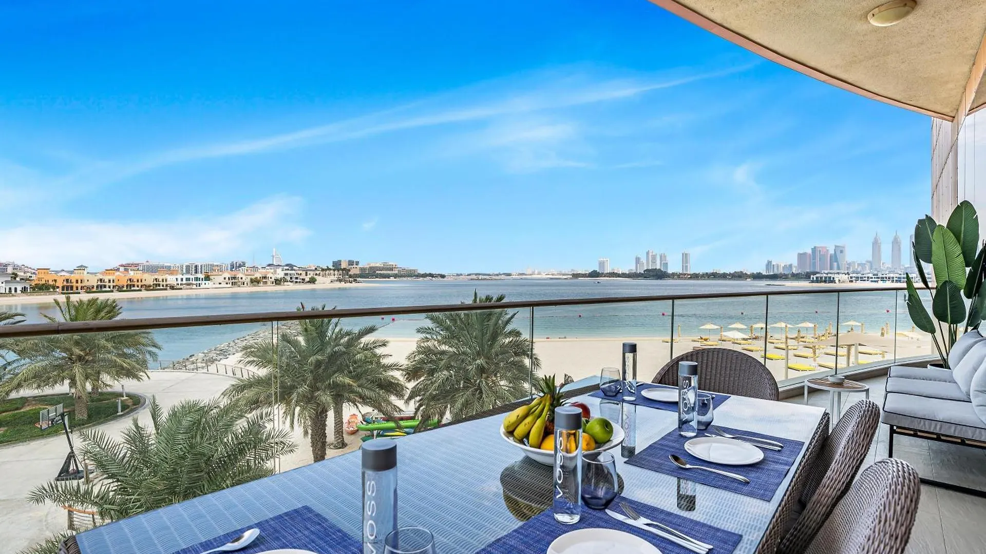Tiara Residence Deluxe 3 Bedroom Apartment With Private Beach, Burj & Atlantis Sea View Émirats arabes unis